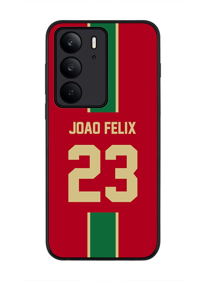 For Realme C75x / C75 4G Case,Slim fit Camera Protection, Shockproof Thin Phone cover  - Football - Portugal - Joao Felix